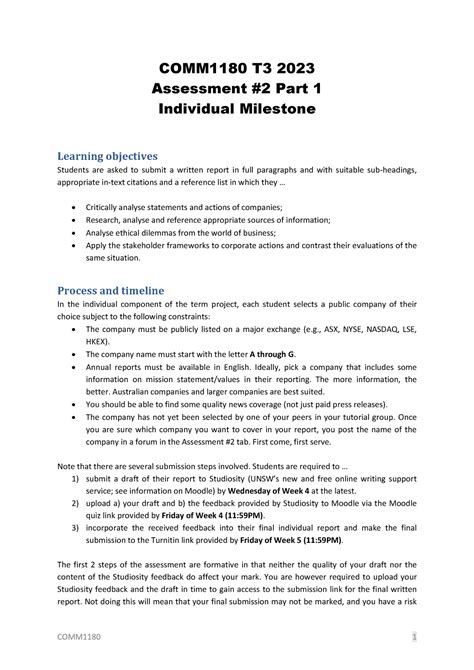 comm  assessment  guide individual milestone comm