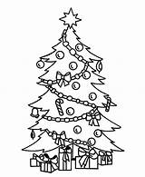 Christmas Coloring Pages Tree Trees Decorated Beautifully Candy Cane Color Printable Size Print 800px Xcolorings Colorluna sketch template