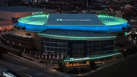 paycom center capacity  okc thunder games