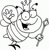 Bee Bumble Coloring Kids Pages Printable sketch template