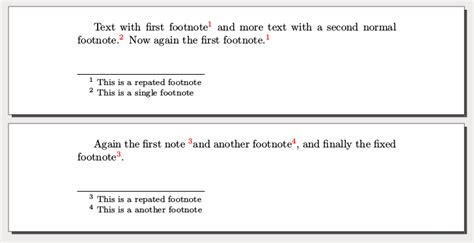 cross referencing reference  places    footnote