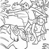 Ranjan Baloo Protects Shanti Mowgli sketch template
