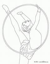 Gymnastik sketch template