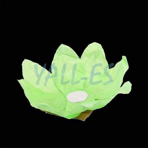 5x Paper Lotus Flower Chinese Floating Light Candle Lantern For