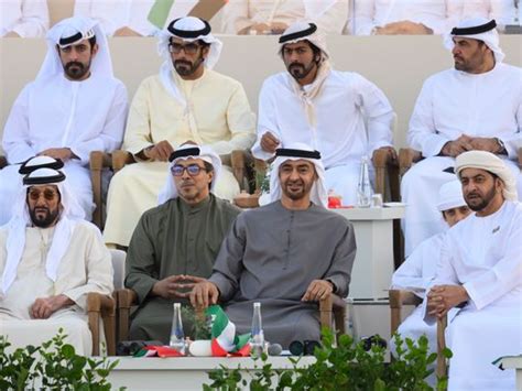video president attends march   union celebrating  st uae national day