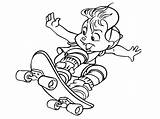 Coloring Pages Convert Into Skateboard Alvin Chipmunks Skateboarding Make Turn Drawing Getcolorings Getdrawings Ramp Color Cartoons Comments Printable Kids Coloringhome sketch template