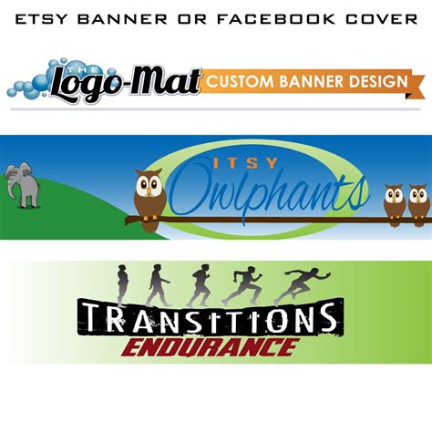 custom banner design custom banner etsy banner