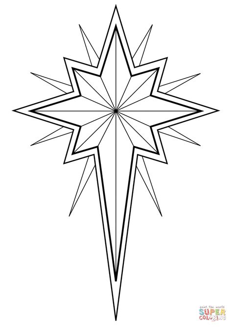 christmas star coloring page  printable coloring pages