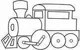 Train Coloring Pages Simple Preschool Trains Engine Colouring Getcoloringpages Printable Choo Preschoolers Sheet sketch template