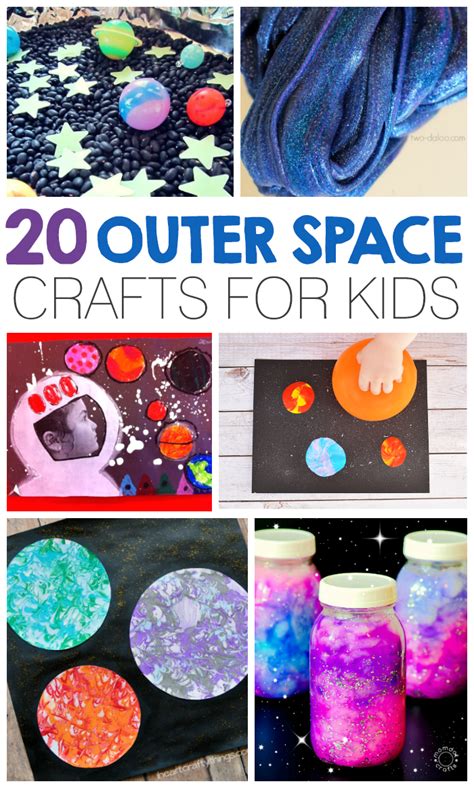outer space crafts  kids space esl crafts manualidades