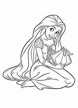Rapunzel Raiponce Colorear Tangled Princesas Prinzessin Sketsa Colorat Planse Printesa Imprimibles Zahlen Colouring Printese Coloriages Reine Coloringkids sketch template