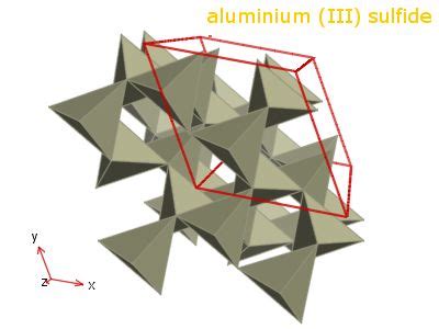 webelements periodic table aluminium dialuminium trisulphide
