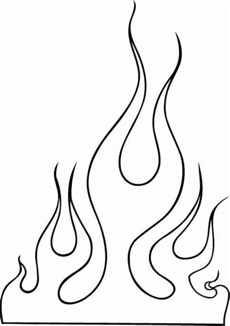 high quality flame clipart stencil transparent png images