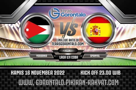 cek siaran langsung  link   yordania sv spanyol tayang