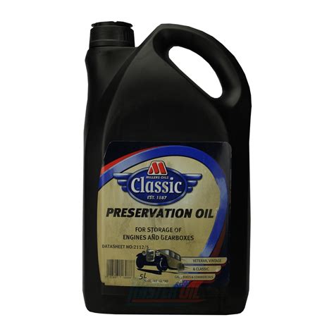millers classic preservation oil leader  lubricants  additives