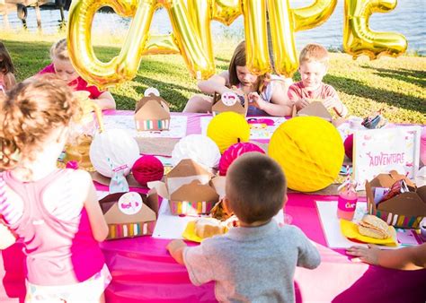 Kara S Party Ideas Colorful Camping Glamping Birthday Party Kara S