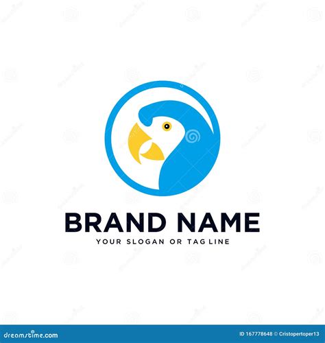 parrot logo design vector template stock vector illustration  business logo