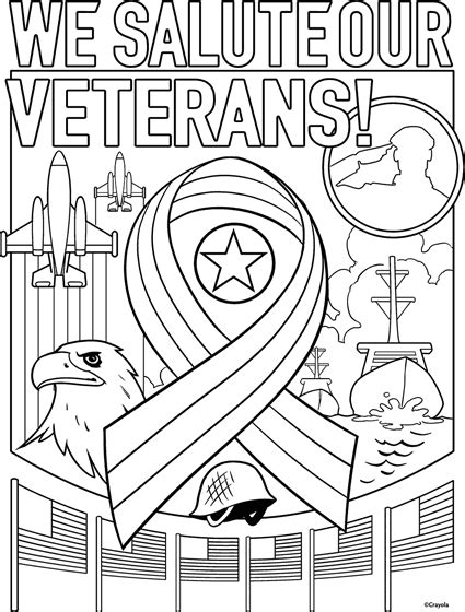 coloring pages  veterans