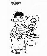 Fill Coloring Pages Getcolorings Ernie Magician sketch template
