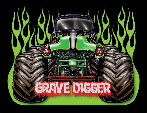 hd grave digger monster truck  race racing js  wallpaper