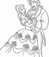 Belle Baby Coloring Pages Disney Princesses Print Getcolorings Printable Color sketch template