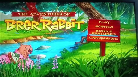 adventures  brer rabbit  dvd menu walkthrough youtube