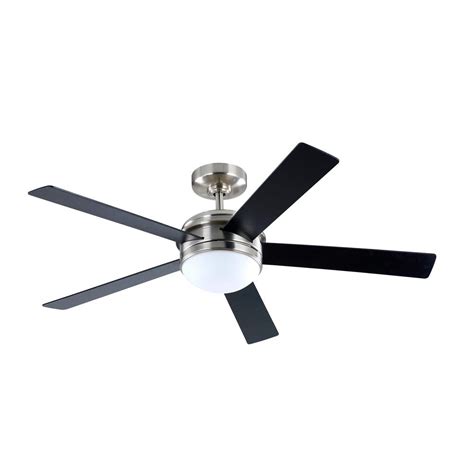 home decorators collection audrino   integrated led indoor brushed nickel dc ceiling fan