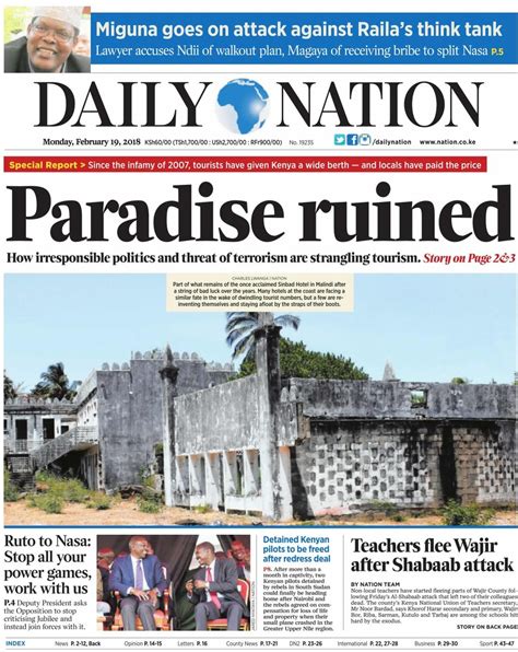 daily nation atdailynation kenya latest news breaking headlines  top stories  real time