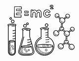 Chemistry Coloring Class Coloringcrew sketch template
