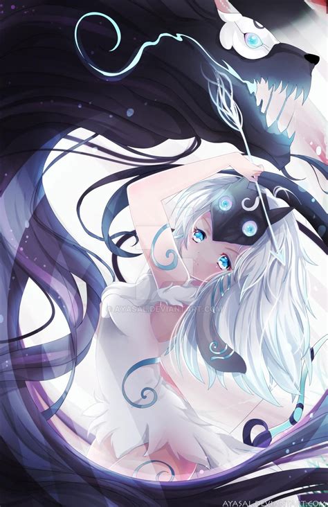 [pw] Kindred League Of Legends W Speedpaint By Ayasal
