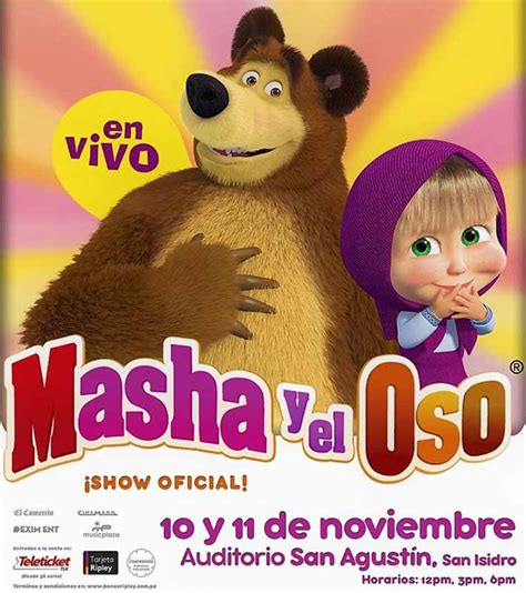 Masha And The Bear Live Show In Lima Perutelegraph