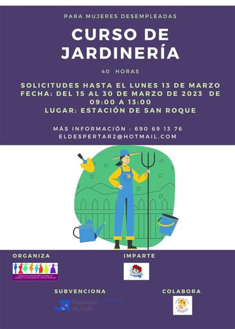 Empleo Y FormaciÓn Provincia De CÁdiz Formación Curso De Jardinería