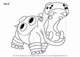 Step Hippowdon Pokemon Draw Drawingtutorials101 Drawing Tutorials sketch template