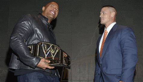 john cena quotes about working with dwayne johnson 2018 popsugar