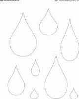 Printable Coloring Raindrop Raindrops Template Big Templates Pages Kids sketch template