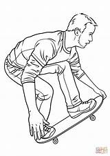 Skateboard Coloring Pages Skateboarding Hawk Drawing Printable Tony Ramp Color Print Colorings Drawings Getcolorings Template Paper Categories sketch template