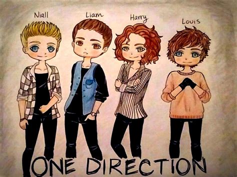 one direction cartoon drawing at getdrawings free download