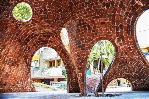 young architects design  build irans   form brick
