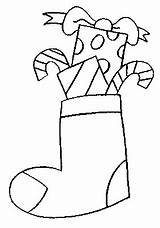 Socks Coloring Christmas Pages Coloringpages1001 sketch template