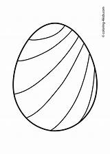 Easter Pages Coloring Eggs Egg Kids Striped Colouring Printable Template Outline Spring Templates Coloringpagesonly 4kids Printables sketch template