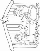 Kerst Bijbel Kleurplaten Pesebre Kleurplaat Nacimiento Pesebres Nacimientos Animaatjes sketch template