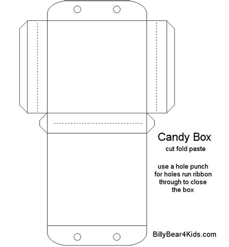 candy box box template candy box template cookie box