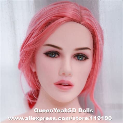 New Realistic Sex Doll Head For Silicone Oral Adult Dolls Sexy Toy Tpe