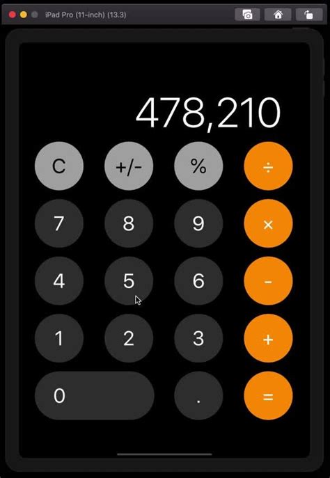 interested   ipad calculator app   identical   iphone calculator app