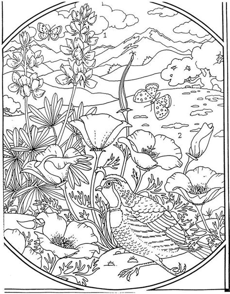 detailed landscape coloring pages  adults  getdrawings