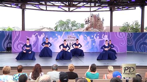 downtown disney performing art stage video youtube