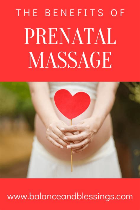 the benefits of prenatal massage balance and blessings