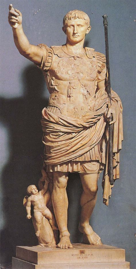 augustus  prima porta statue roman sculpture ancient roman art