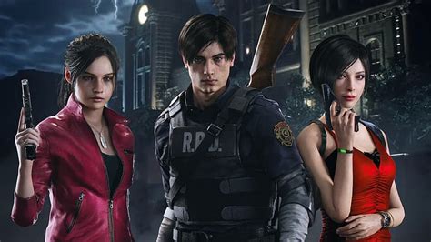 Hd Wallpaper Ada Wong Claire Redfield Leon S Kennedy Resident Evil