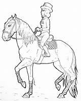 Stable Dressage Lineart sketch template